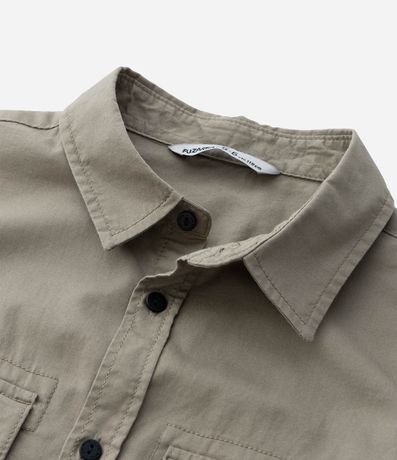 Camisa Infantil en Sarga con Bolsillos - Talle 5 a 14 años 5