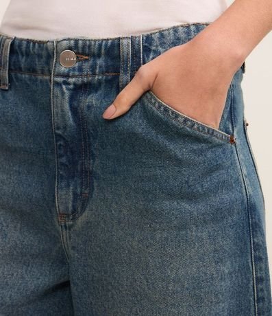 Pantalón Baggy en Jeans Dirty con Bolsillo Cuchillo 5