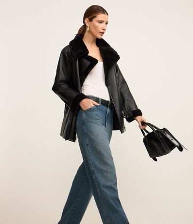 Pantalón Baggy en Jeans Dirty con Bolsillo Cuchillo 7