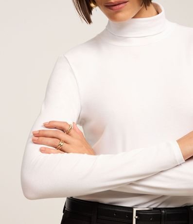 Suéter en Algodón con Cuello Alto 4