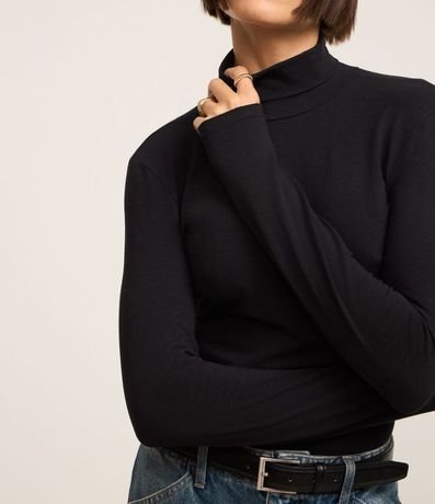 Suéter en Algodón con Cuello Alto 4