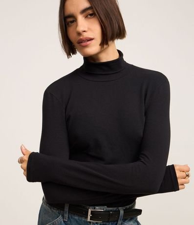 Suéter en Algodón con Cuello Alto 5