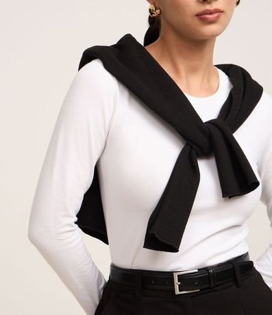 Blusa en Algodón con Cuello Redondo 3
