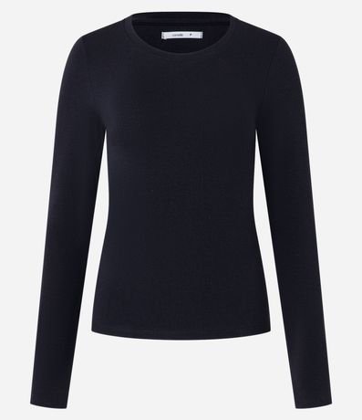 Blusa en Algodón con Cuello Redondo 5