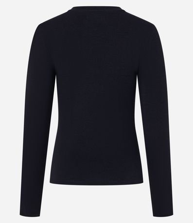 Blusa en Algodón con Cuello Redondo 6