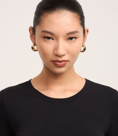 Blusa en Algodón con Cuello Redondo 4