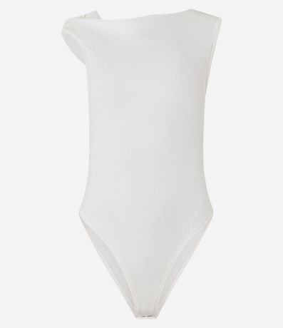 Body con Escote Canoa y Bretel Ancho 6