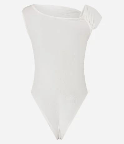 Body con Escote Canoa y Bretel Ancho 7