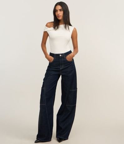 Body con Escote Canoa y Bretel Ancho 2