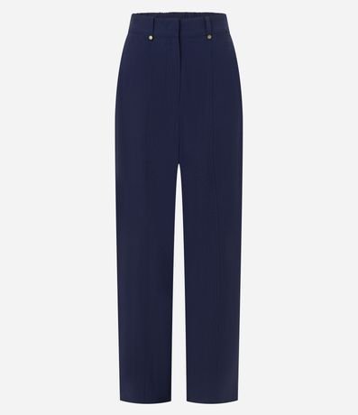 Pantalón Boho Reta Cintura Alta en Viscosa con Frisos 5