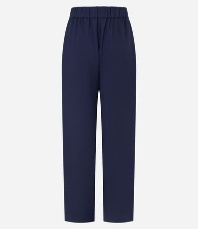 Pantalón Boho Reta Cintura Alta en Viscosa con Frisos 6