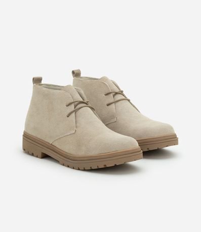 Bota Casual en Gamuza con Cordón 2