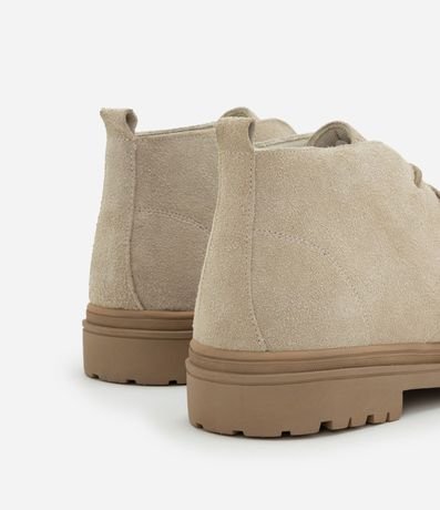 Bota Casual en Gamuza con Cordón 3