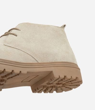 Bota Casual en Gamuza con Cordón 5