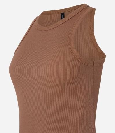 Blusa Musculosa Básica en Rib con Ligera Textura 2