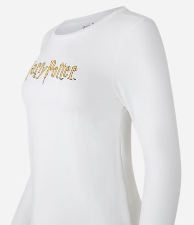 Pijama Largo en Rib con Estampa Harry Potter 5