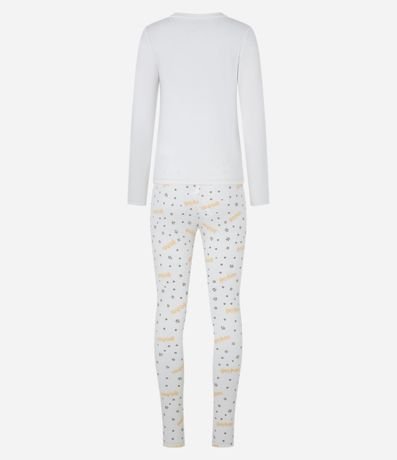 Pijama Largo en Rib con Estampa Harry Potter 6