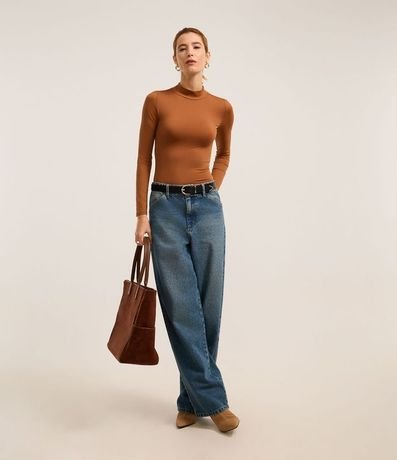 Body Básico en Media Malla con Cuello Alto 2