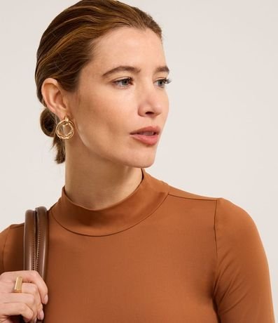 Body Básico en Media Malla con Cuello Alto 5