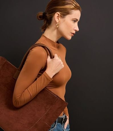 Body Básico en Media Malla con Cuello Alto 7