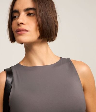 Body Básico en Poliamida con Cuello Halter 6