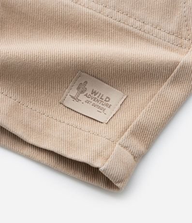 Bermuda Infantil en Sarga Lavada - Talle 1 a 5 años 8