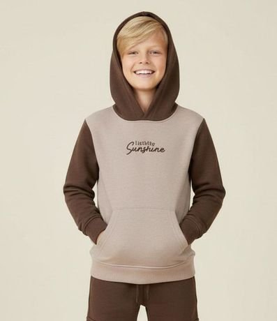 Saco Infantil con Capucha y Bolsillo Canguro - Talle 5 a 14 años