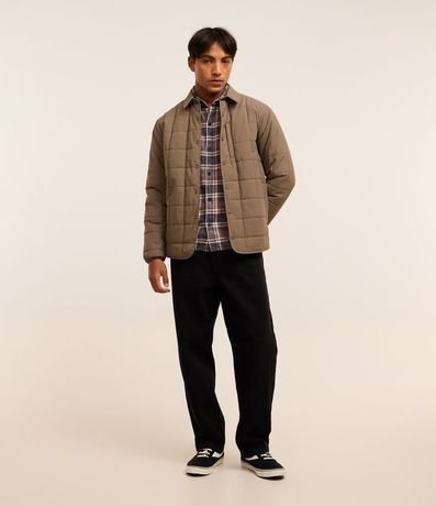 Campera en Capitoneada con Cuello Polo 2