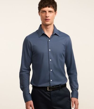Camisa Slim en Algodón Performance Easy Care