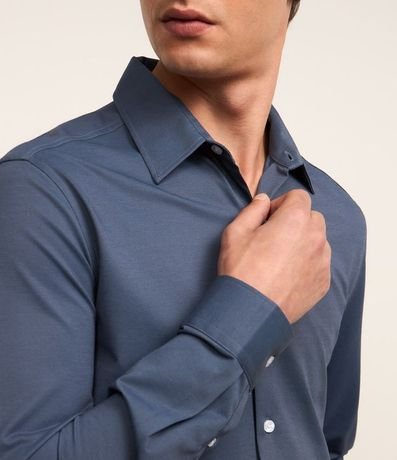 Camisa Slim en Algodón Performance Easy Care 3