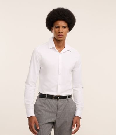 Camisa Slim en Algodón Performance Easy Care