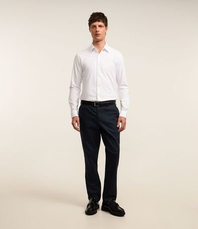 Camisa Slim en Algodón Performance Easy Care 2
