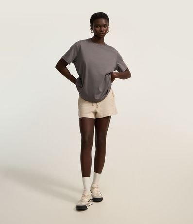 Remera Boxy en Algodón con Manga corta 2