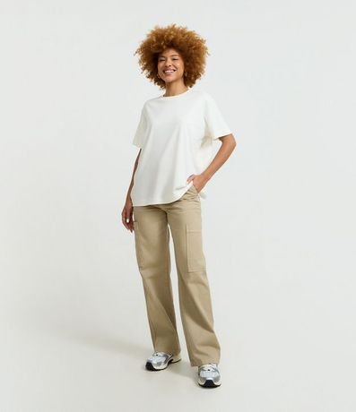 Remera Boxy en Algodón con Manga corta 2