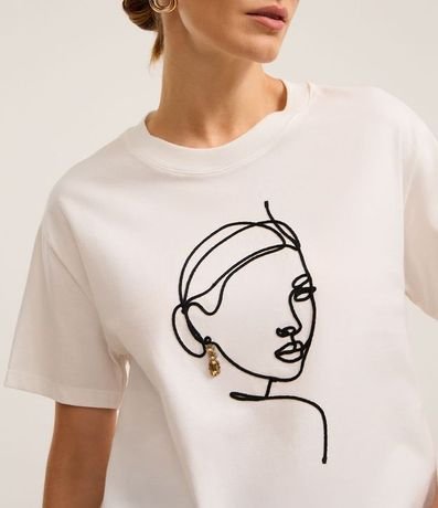 Blusa en Algodón con Bordado de Mujer con Caravana 3