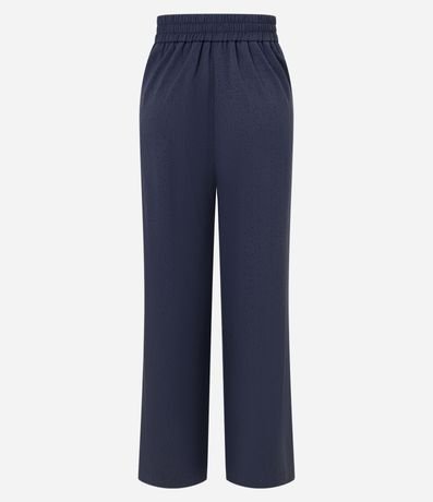 Pantalón Wide Leg Sastrería con Pliegues y Aplicación de Strass 10