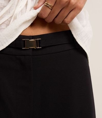 Pantalón Pantalona Sastrería con Cinturón y Hebilla de Metal 4