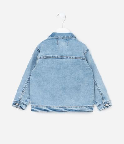 Campera Infantil en Jeans Básica con Bolsillos - Talle 1 a 6 años 2