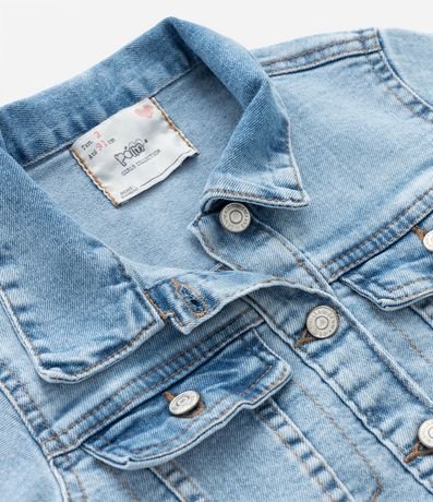 Campera Infantil en Jeans Básica con Bolsillos - Talle 1 a 6 años 3