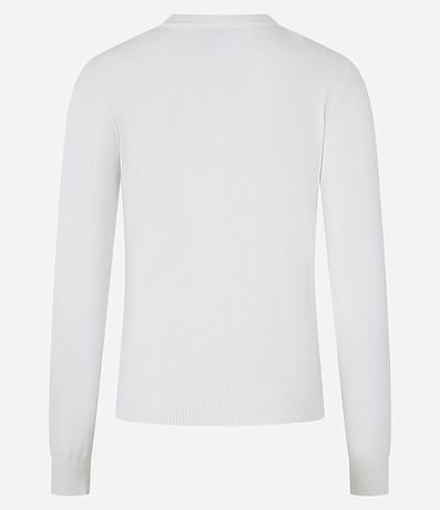 Cardigan Básico en Punto con Cuello Redondo 6