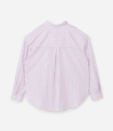 Camisa Rayada en Tricolina con Bolsos Curve & Plus Size 4