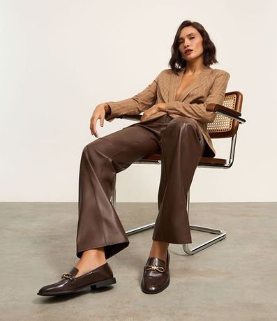 Zapato Mocasine en PU con Detalle Metálico 3