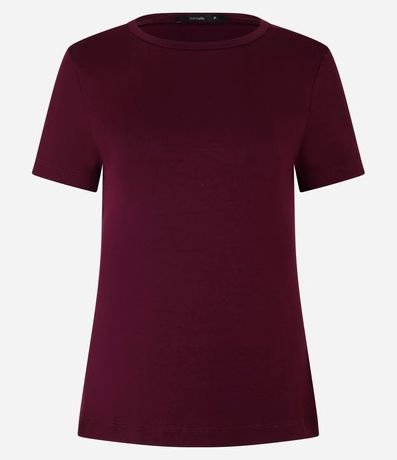 Blusa Básica en Viscosa con Escote Redondo 5