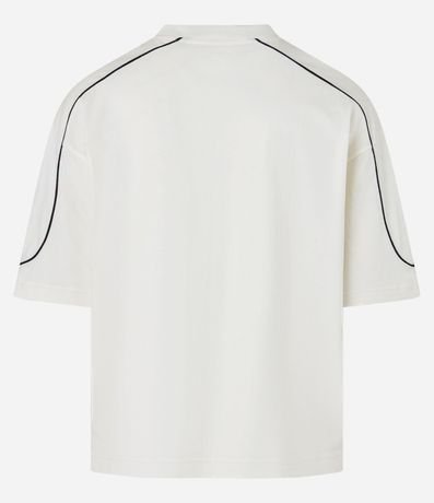 Remera Boxy en Algodón con Estampa Localizada 9