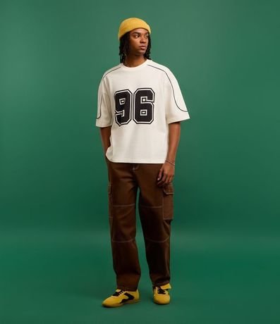 Remera Boxy en Algodón con Estampa Localizada 2