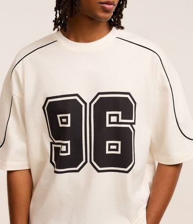 Remera Boxy en Algodón con Estampa Localizada 4