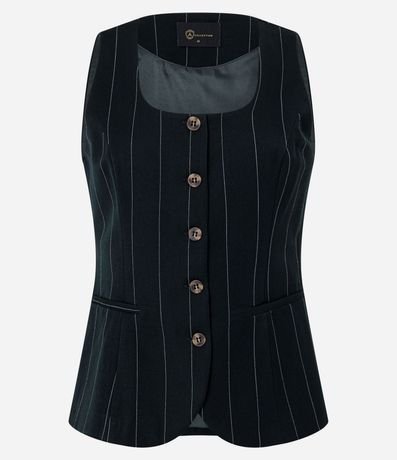 Chaleco Sastre con Escote Cuadrado y Riscos de Cera 5