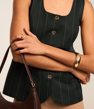 Chaleco Sastre con Escote Cuadrado y Riscos de Cera 4