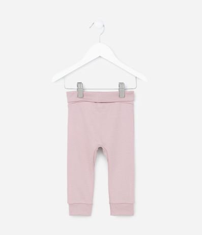 Pantalón Infantil en Algodón Peruano Básica - Talle RN a 18 meses 2