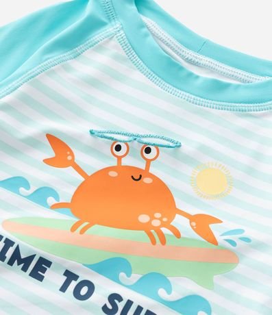 Conjunto Infantil con Protección UV y Estampa Siri - Talle 6 meses a 4 años 8